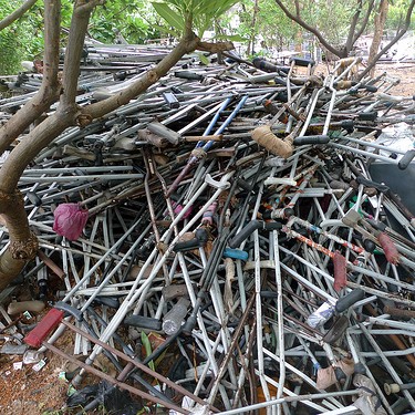 Maður handtekinn fyrir stórfelldan hækjustuld