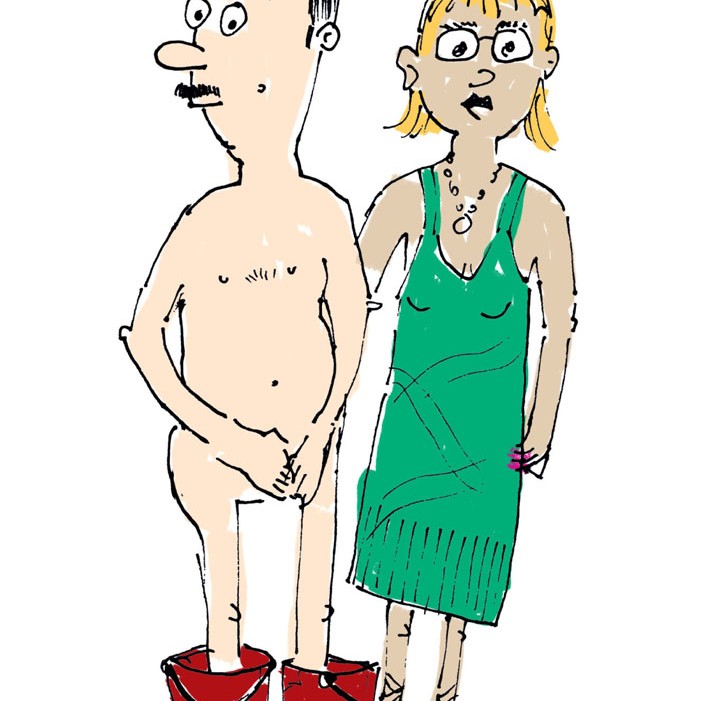 Haraldur mætti í sparifötunum