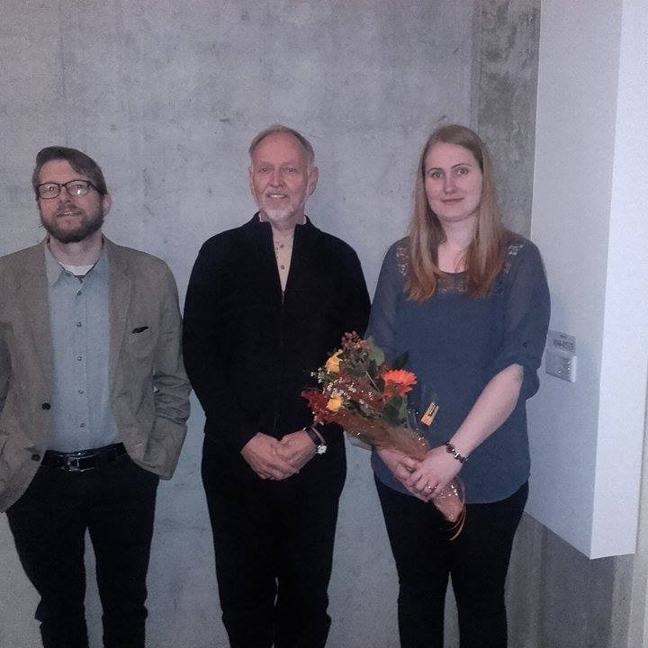 Á myndinni eru frá vinstri talin: Dr. Magnús Örn Stefánsson, Dr. Jakob K. Kristjánsson og Heiðrún Eiríksdóttir.