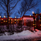 Hlíðarbraut 1 Jólahús ársins 2014 hjá Húnahorninu