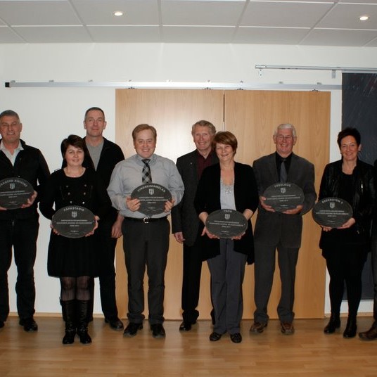 Umhverfisviðurkenningar veittar í gær