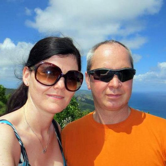 Matgæðingarnir Hrund og Helgi. Mynd úr einkasafni.