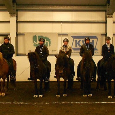 Lið Lísu Sveins sigraði fimmganginn og tölt T7