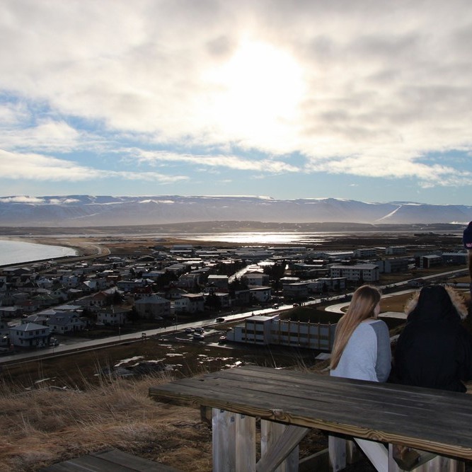Sólmyrkvinn á Sauðárkróki – myndskeið