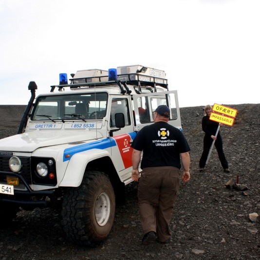 Grettir á hálendisvaktinni