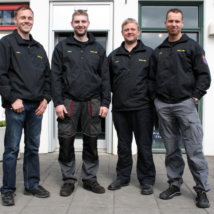 Slökkviliðsmenn leggja Magga lið