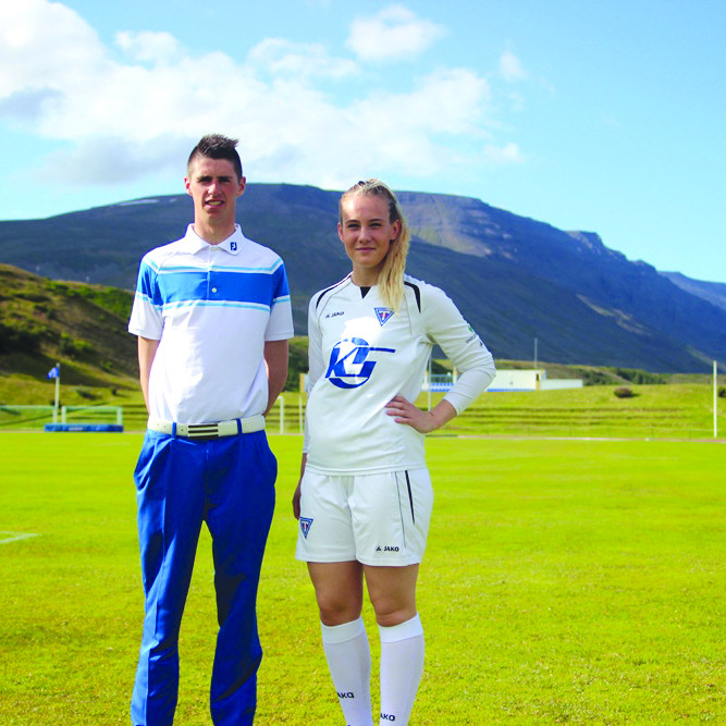 Arnar Geir og Ólína Sif/Mynd:BG