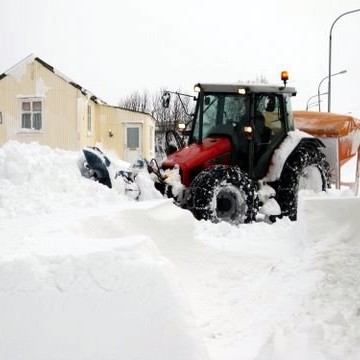 Hvammstangi í snjó