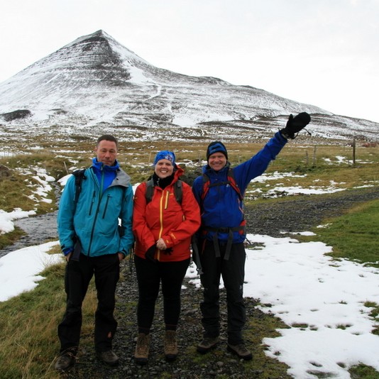 Gengið á Ennishnjúk - Myndir