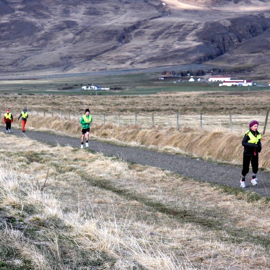Nemendur hlaupa til styrktar Krabbameinsfélagi Skagafjarðar