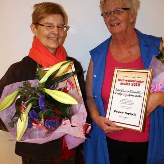 Baráttukonurnar Helga og Bóthildur menn ársins