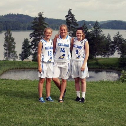 Stúlkurnar okkar /Mynd Halldóra