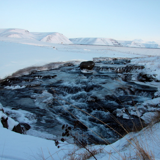 Það er gert ráð fyrir að áfram verði kalt í veðri. Mynd:FE