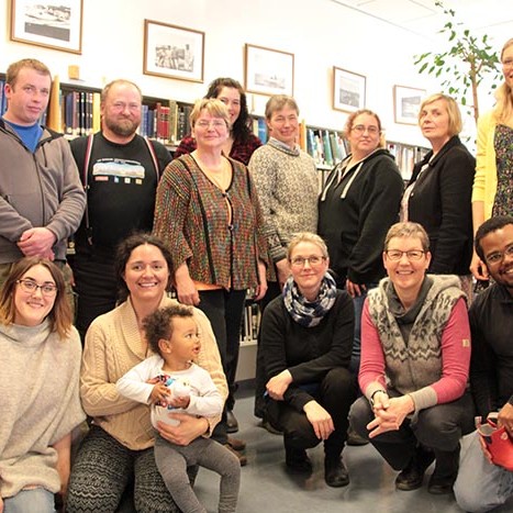 Myndin er tekin við útskrift íslenskunema á Hvammstanga 12. apríl sl. Mynd: Norðanátt.is.