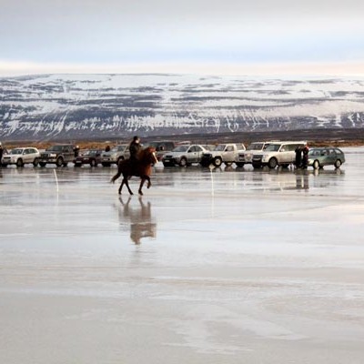 Ísmót á Gauksmýrartjörn á laugardagin