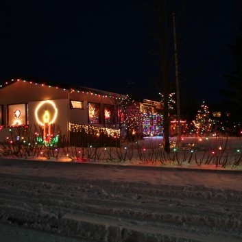 Val á Jólahúsi ársins á Blönduósi