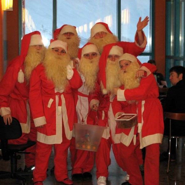 Jólasveinar í Félagsheimilinu á Hvammstanga í dag