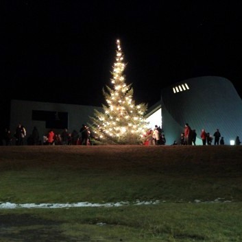 Jólaljósin tendruð á Blönduósi