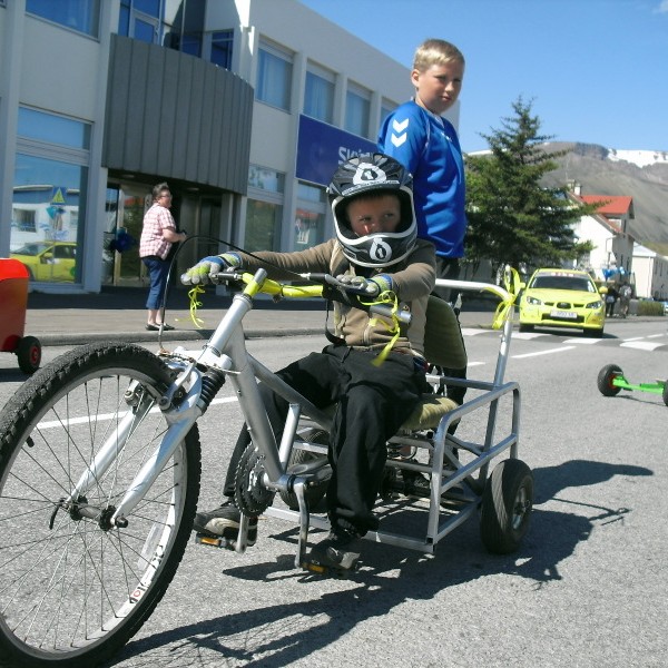 Kassabílarallí á Lummudögum - myndband