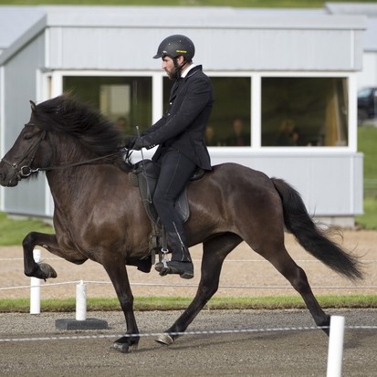 Kolka frá Breiðholti og Árni Björn Pálsson. Mynd: eidfaxi.is