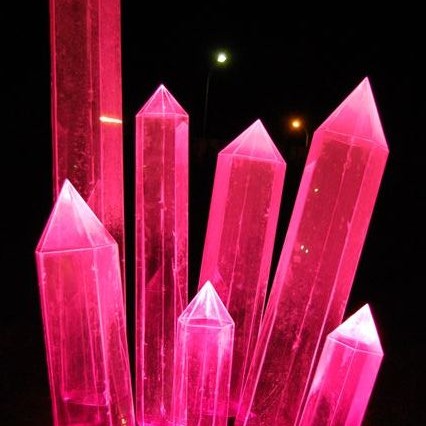 Ljóskristallar á Hnappstaðatúni