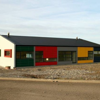 Ófögnuður blasti við starfsfólki yngra stigs að Víðigrund 7 í morgun