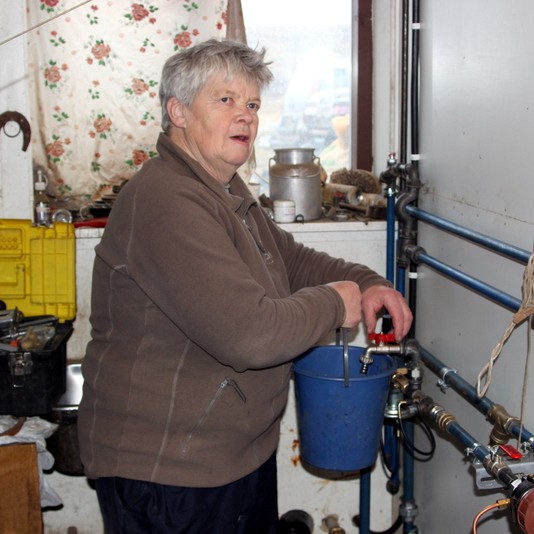 Heitt vatn komið í Hegranesið