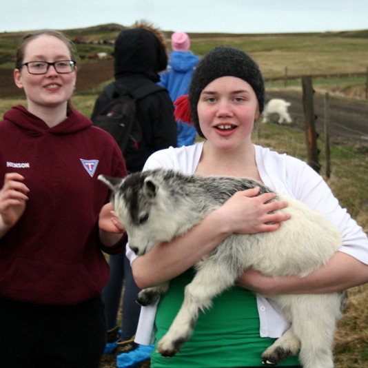 Myndir úr heimsókn 9. bekkjar í Keldudal