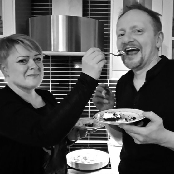 Matgæðingarnir Ásdís og Jón Helgi. Mynd úr einkasafni.