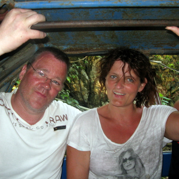 Matgæðingarnir Bjarni og Jensína. Mnd: Úr einkasafni.