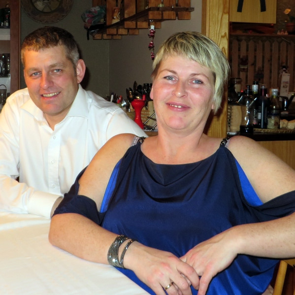 Matgæðingarnir Eiríkur og Jóhanna. Mynd úr einkasafni.