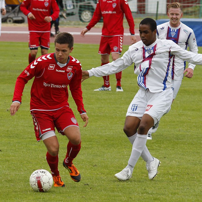 Víkingar höfðu betur einum fleiri