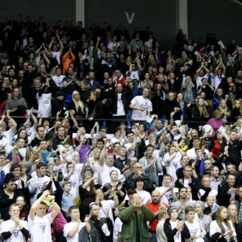 Ótrúleg stemning á bikarleiknum