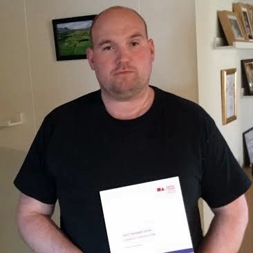 Dagur Þór Baldvinsson varði lokaritgerð síðan í Sjávarútvegsfræði við Háskólann á Akureyri sem fjallaði um áhrif skurðarhraða og stærðar fisks á flakagæði þorsks. Mynd/Iceprotein