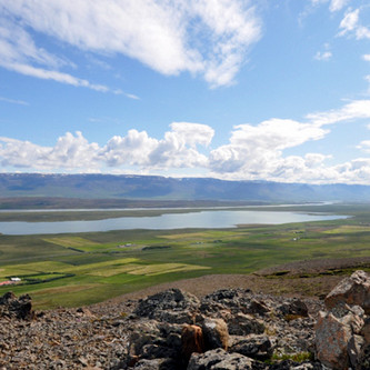 Horft yfir Skagafjörð. Mynd:Northwest.is