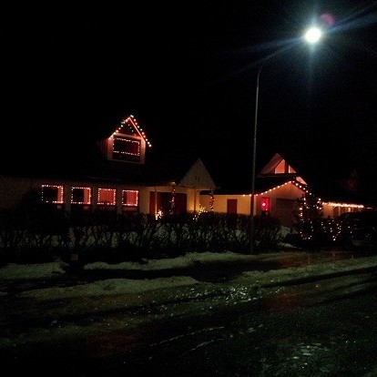 Mýrarbraut 33 er Jólahús ársins 2012 hjá Húnahorninu