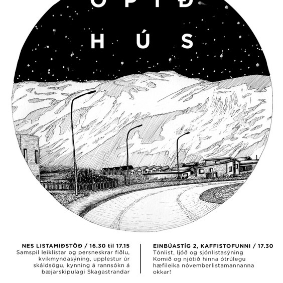 Opið hús í listamiðstöðinni Nesi í dag