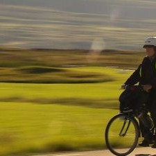 Ómar kom í Húnavatnssýsluna í morgun