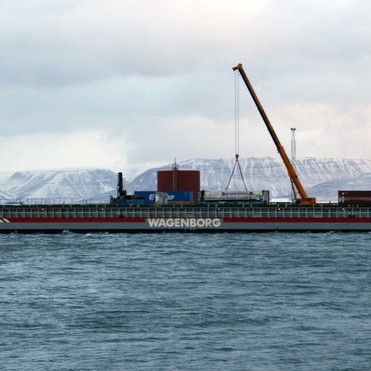 Ostalína KS á land