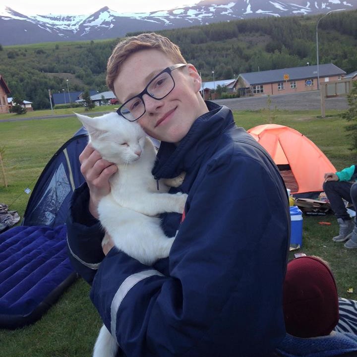 Páll Þórðarson á Blönduósi greindist með krabbamein á síðasta ári, þá 15 ára gamall. Mynd: Úr einkasafni.