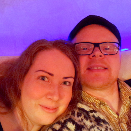 Matgæðingarnir Rannveig og Magnús. Mynd úr einkasafni.