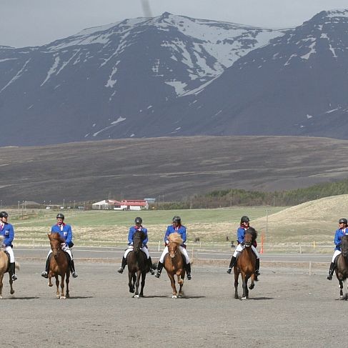 Reiðsýning brautskráningarnema