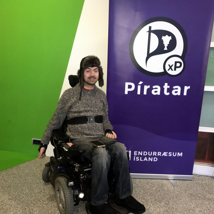 Rúnar Björn formaður Pírata í Reykjavík. Aðsend mynd.