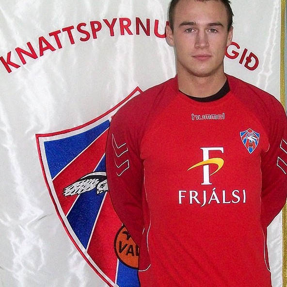 Fyrsta A-landsliðsmark Rúnars