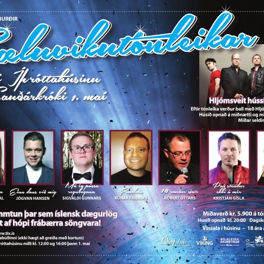 Miðasala hafin á mergjað „show“ í Sæluviku