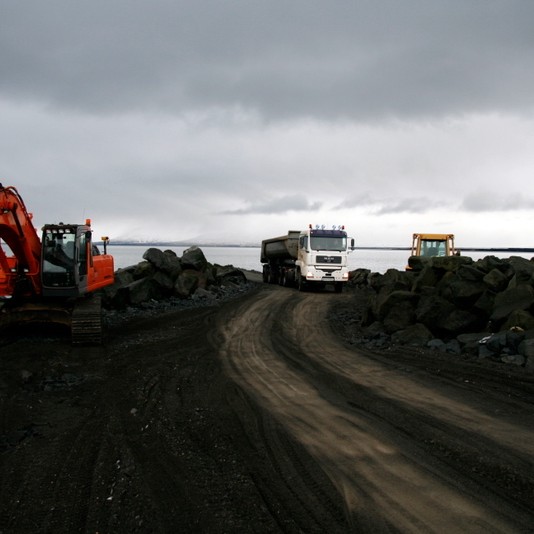 Sandfangarinn lengdur