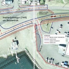 Hillir loks undir að Strandvegurinn/Þverárfjallsvegur (744) um Sauðárkrók verði kláraður