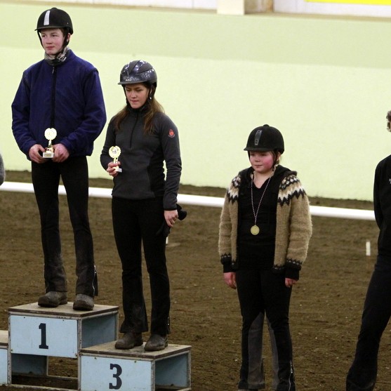 Jón Helgi sigraði unglingaflokkinn í Skagfirsku mótaröðinni með minnsta mun