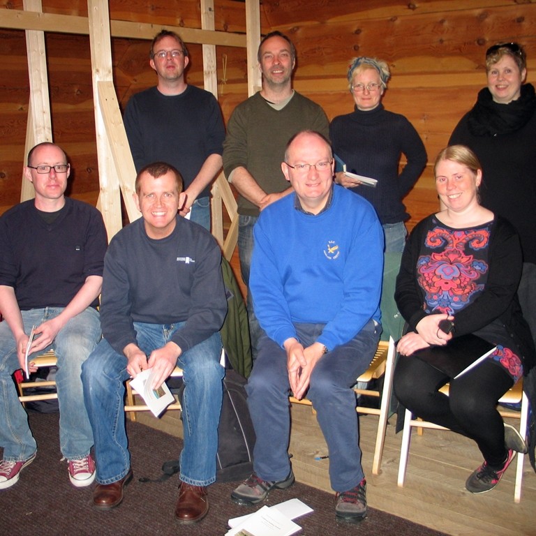 Skotar í heimsókn hjá Fornverkaskólanum