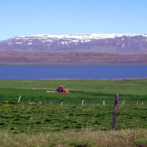 Sláttur hafinn í Skagafirði